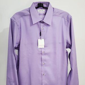 Calvin Klein Men's Dress Shirt Slim Fit Non-iron